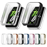 For-Samsung-Galaxy-Fit-3-Full-Coverage-TPU-Electroplated-Watch-Protective-Case(Black)