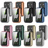 For-Samsung-Galaxy-Fit-3-Full-Coverage-TPU-Electroplated-Watch-Protective-Case(Black)