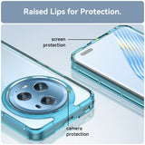 For-Honor-Magic5-Pro-Colorful-Series-Acrylic-Hybrid-TPU-Phone-Case(Transparent-Blue)