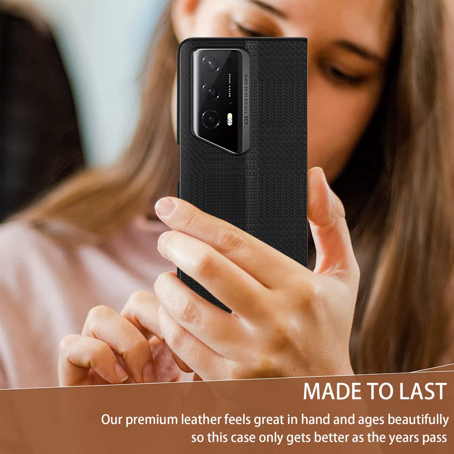 For-Honor-Magic-V2-RSR-Porsche-Design-ViLi-TH-Series-Shockproof-Phone-Case(Black)