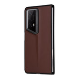 For-Honor-Magic-V2-RSR-Porsche-Design-PU-Leather-PC-Phone-Case(Brown)
