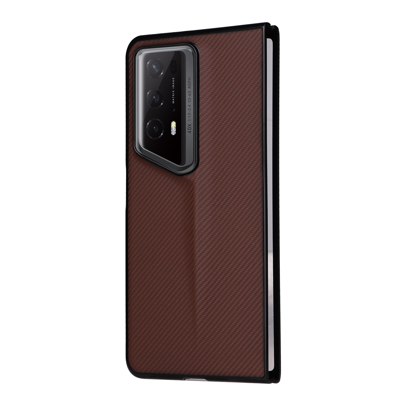For-Honor-Magic-V2-RSR-Porsche-Design-PU-Leather-PC-Phone-Case(Brown)