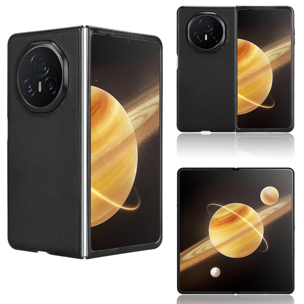 For-Honor-Magic-V3-PU-Leather-PC-Phone-Case(Black)