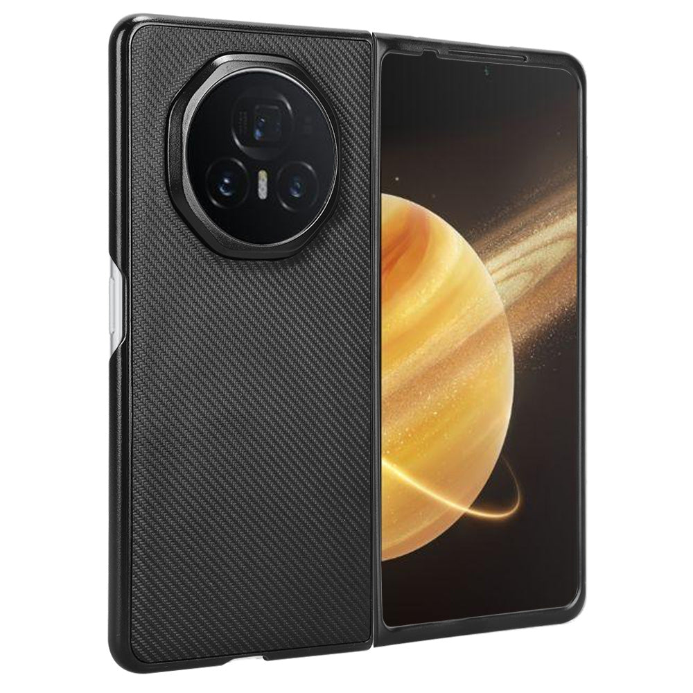 For-Honor-Magic-V3-PU-Leather-PC-Phone-Case(Black)