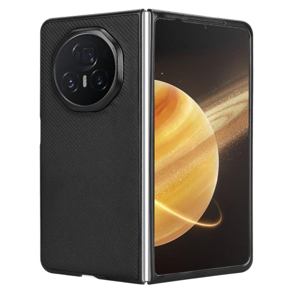 For-Honor-Magic-V3-PU-Leather-PC-Phone-Case(Black)