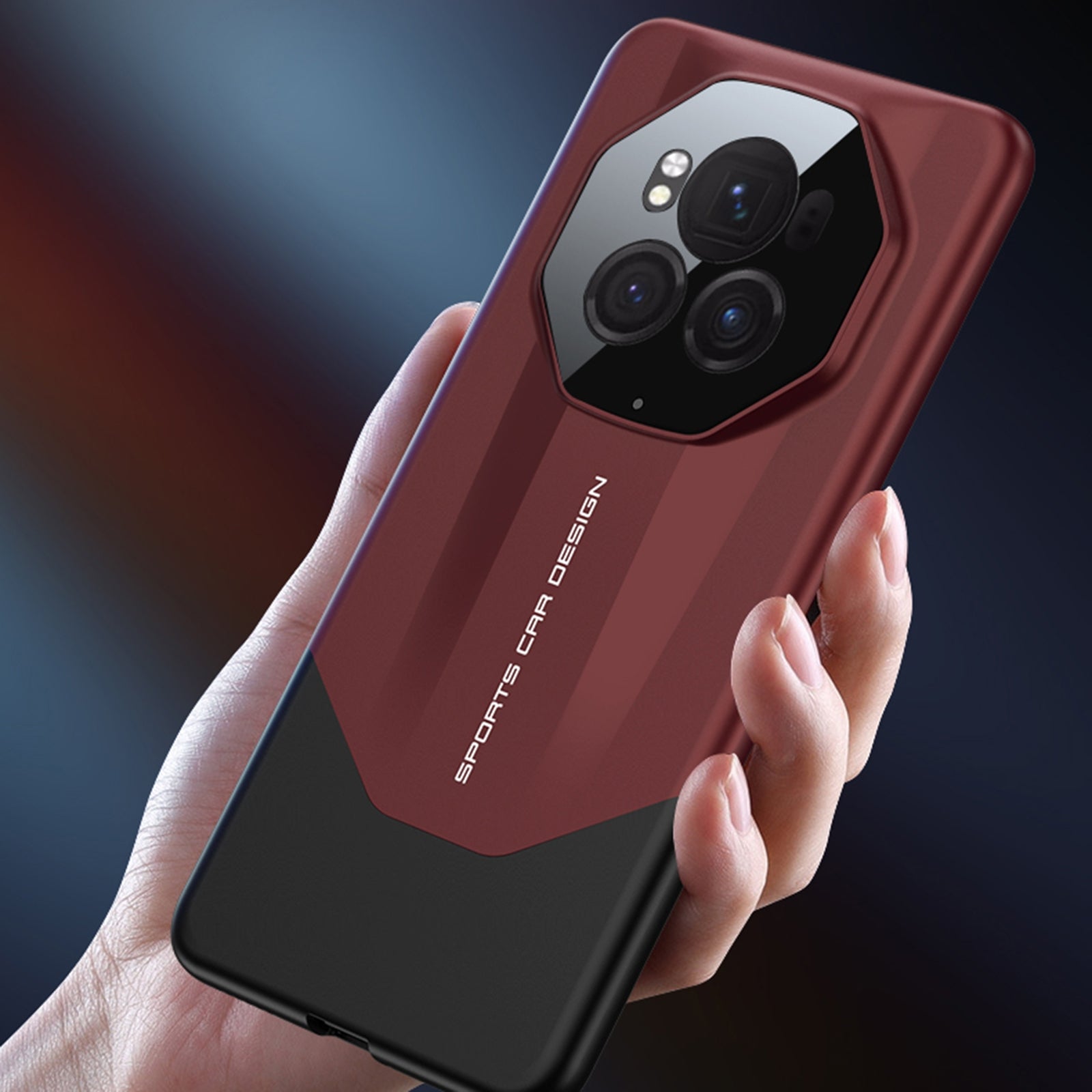 For-Honor-Magic6-Pro-GKK-Imitation-Ultimate-Design-All-inclusive-Shockproof-Phone-Case(Red)