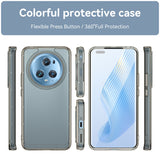 For-Honor-Magic5-Pro-Candy-Series-TPU-Phone-Case(Transparent-Grey)