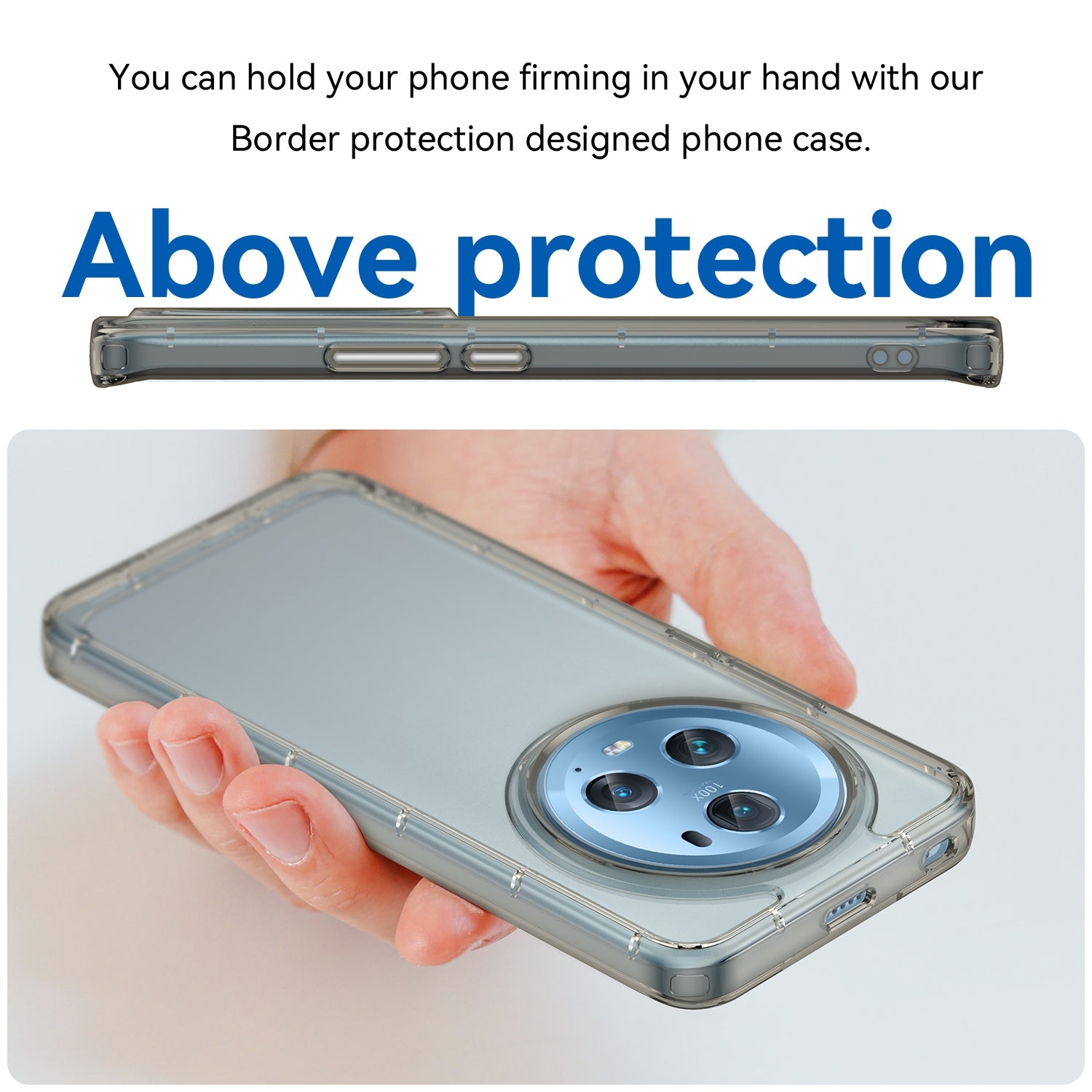 For-Honor-Magic5-Pro-Candy-Series-TPU-Phone-Case(Transparent-Grey)
