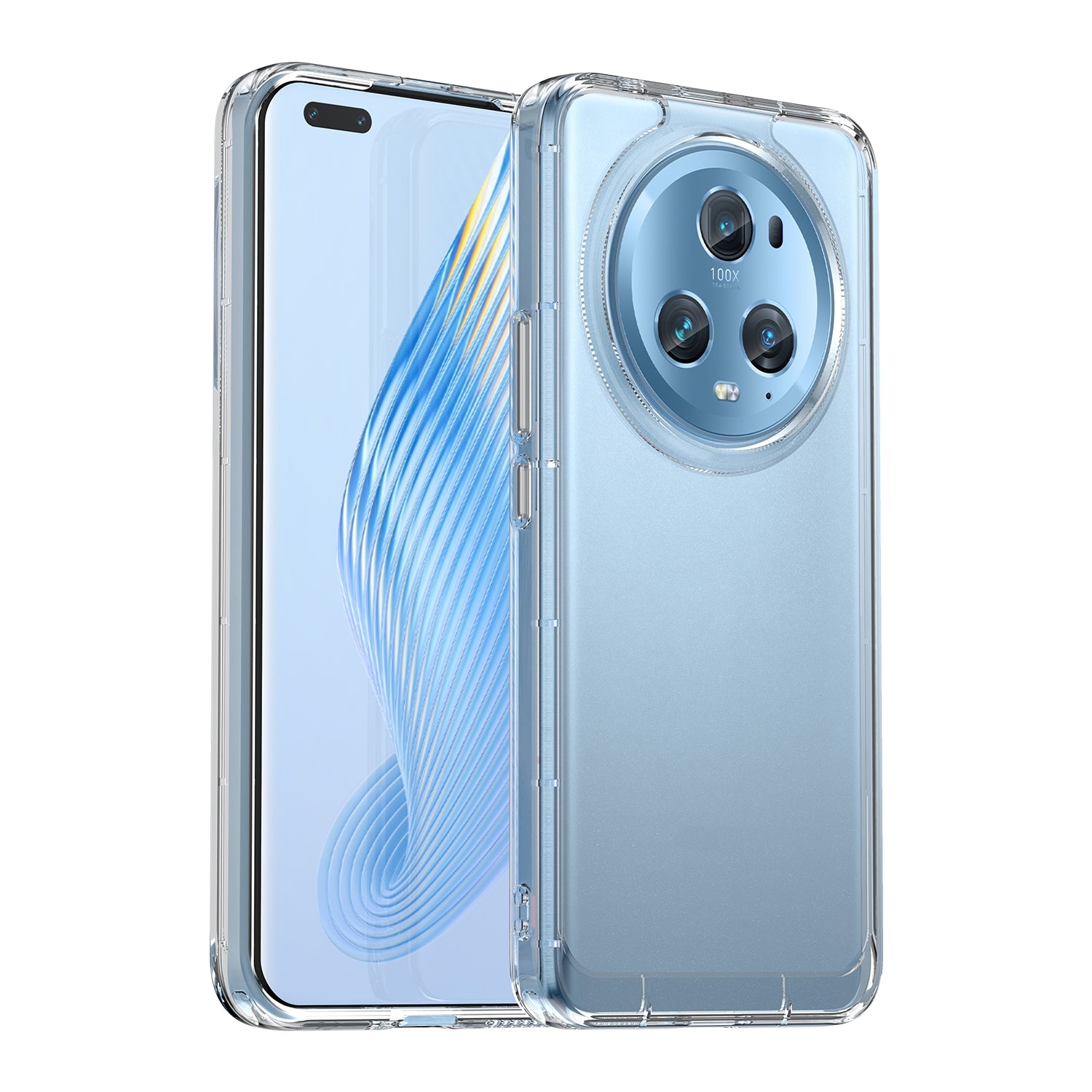 For-Honor-Magic5-Pro-Candy-Series-TPU-Phone-Case(Transparent)