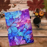 For-Samsung-Galaxy-Tab-S6-Lite-2024/2022-Voltage-Painted-Smart-Leather-Tablet-Case(Petals)