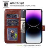 For-Motorola-Moto-G34-5G-Zipper-Bag-Leather-Phone-Case(Brown)