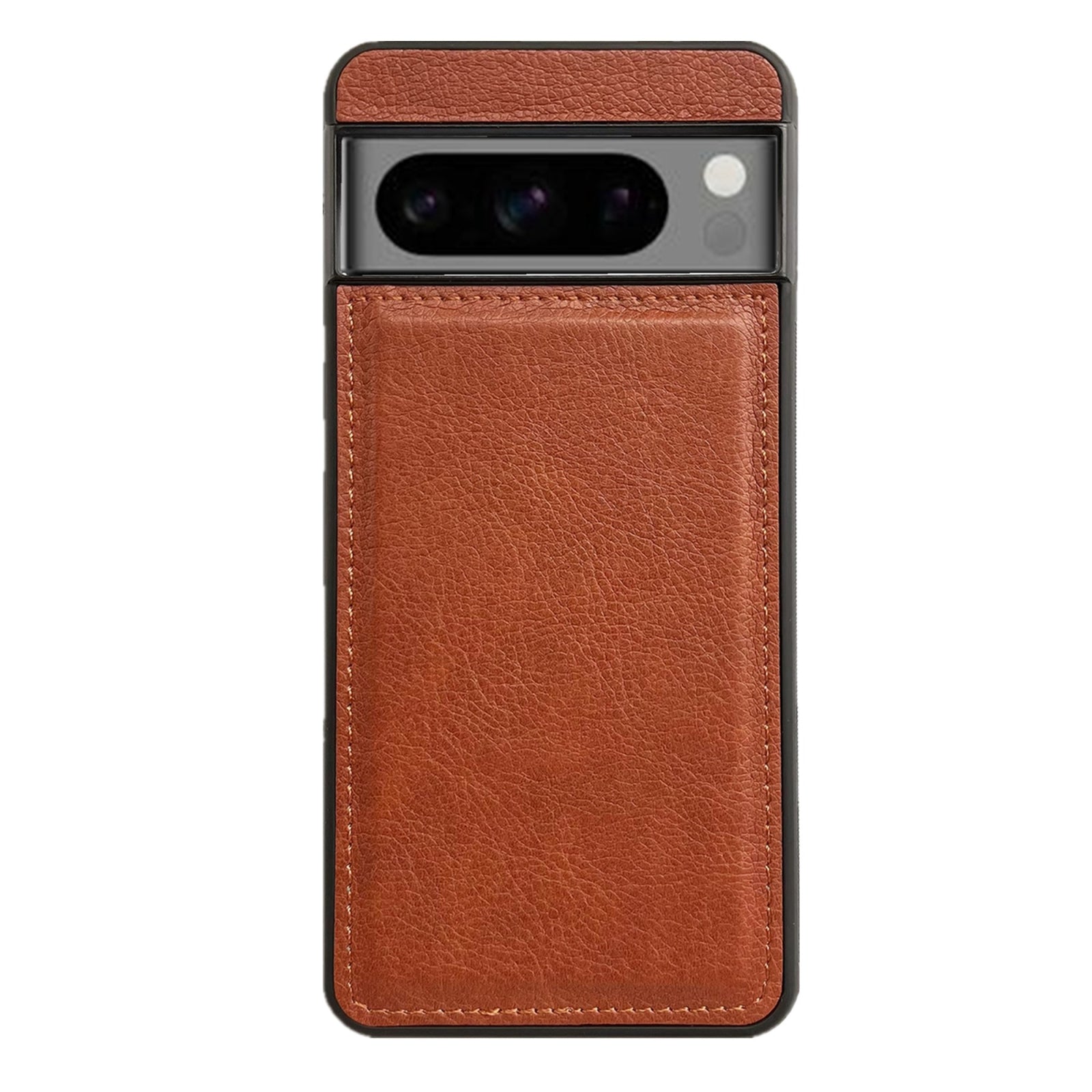 For-Google-Pixel-6-Cowhide-Texture-Back-Cover-Phone-Case(Brown)