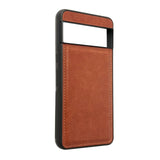 For-Google-Pixel-6-Cowhide-Texture-Back-Cover-Phone-Case(Brown)