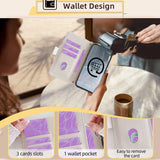 For-Samsung-Galaxy-A55-5G-Crossbody-Chain-Leather-Phone-Case(White)