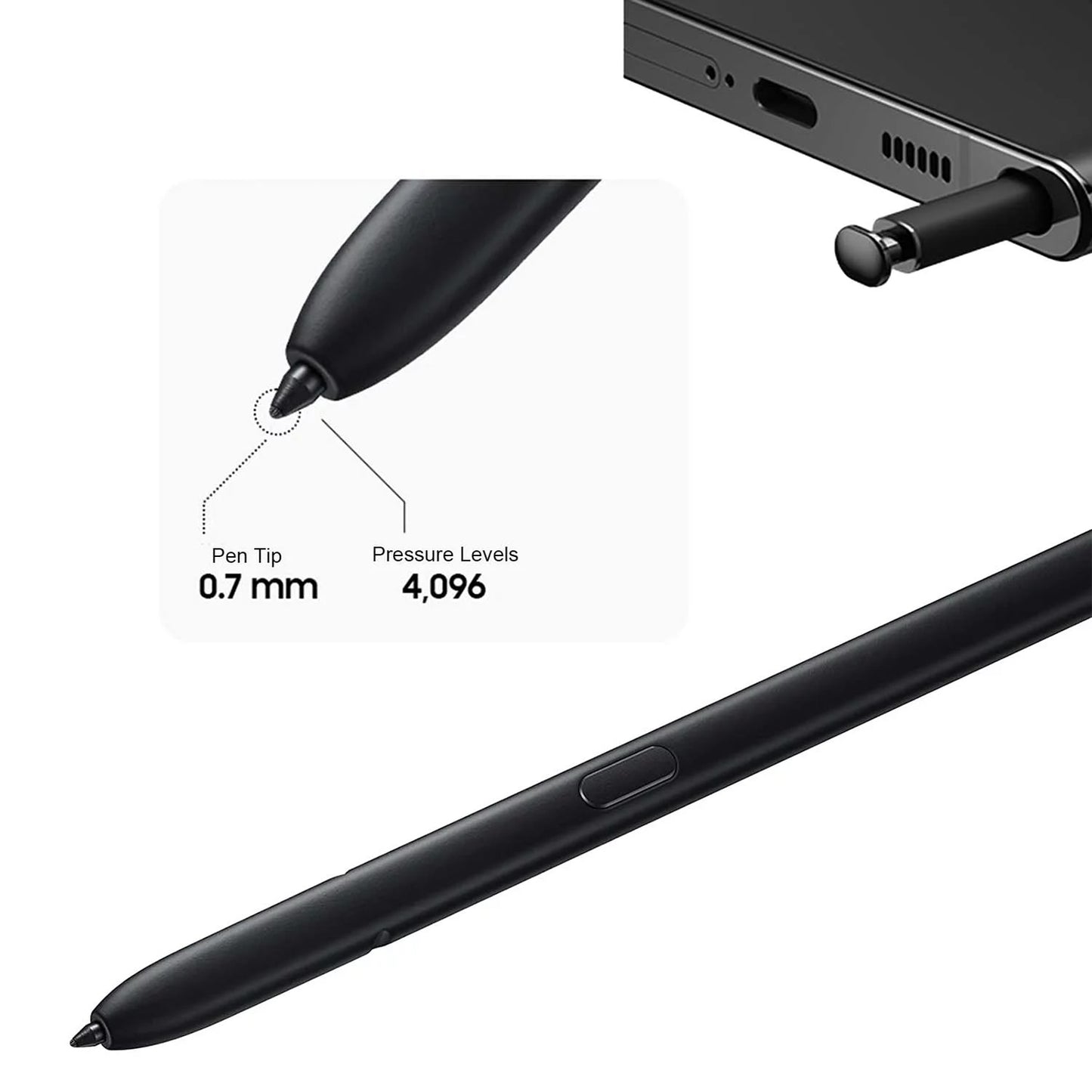 For-Samsung-Galaxy-S22-Ultra-5G/S23-Ultra-5G-High-Sensitivity-Stylus-Pen(Green)
