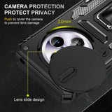For-Redmi-14C-Armor-PC-+-TPU-Camera-Shield-Phone-Case(Black)