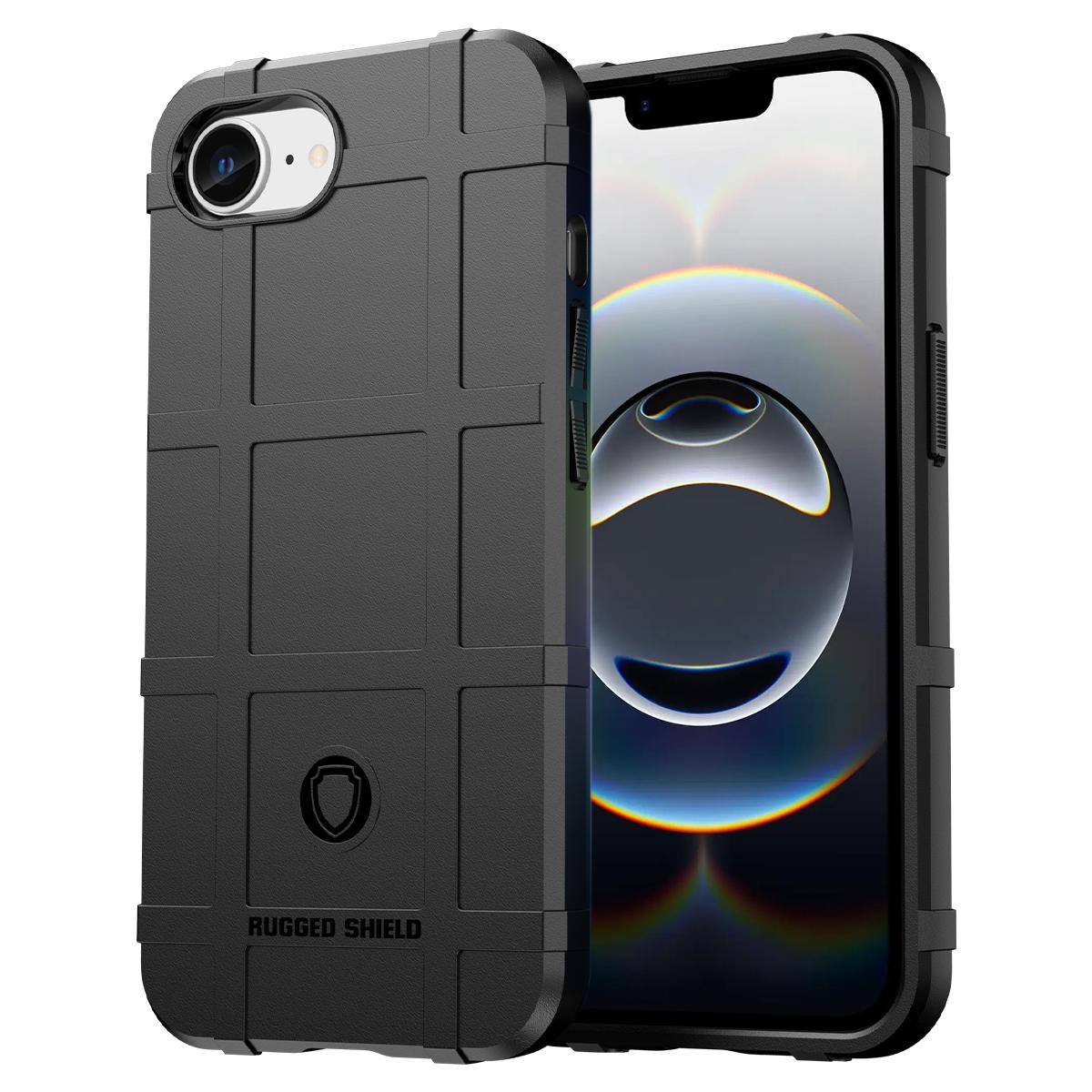 For-iPhone-17e-/-16e-Full-Coverage-Shockproof-TPU-Phone-Case(Black)