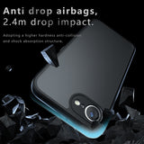 For-iPhone-17e-/-16e-Armor-Precise-Hole-PC-Hybrid-TPU-Phone-Case(Frosted-Black)