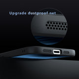 For-iPhone-17e-/-16e-Armor-Precise-Hole-PC-Hybrid-TPU-Phone-Case(Frosted-Black)