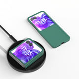 For-Motorola-Razr-50-Ultra-Skin-Feel-Full-Coverage-Phone-Case(Dark-Green)