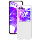 For-Motorola-Razr-50-Ultra-Skin-Feel-Full-Coverage-Phone-Case(White)