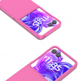 For-Motorola-Razr-50-Ultra-Skin-Feel-Full-Coverage-Phone-Case(Rose-Red)