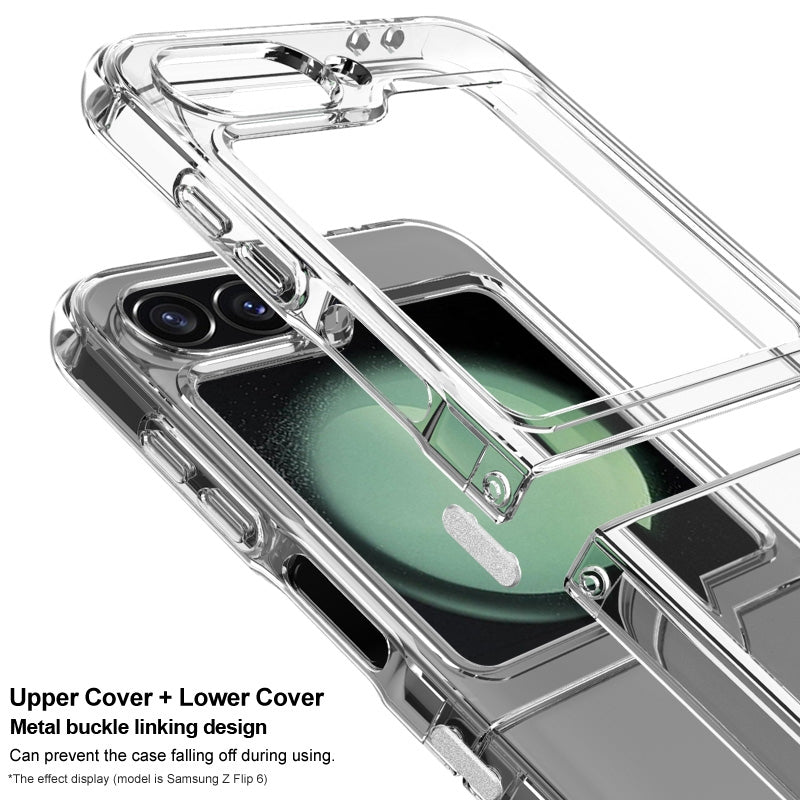 For-Motorola-Razr-50-Ultra-imak-UX-6-series-All-inclusive-Shockproof-Airbag-TPU-Invisible-Phone-Case(Transparent)