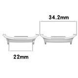For-Samsung-Galaxy-Watch-Ultra-47mm-/-Ultra-2025-1-Pair-22mm-Zinc-Alloy-Metal-Watch-Band-Connector(Black)