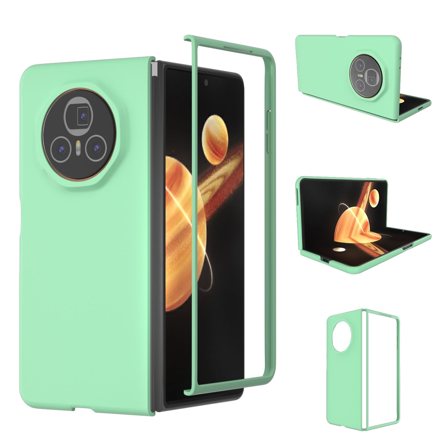 For-Honor-Magic-V3-Skin-Feel-PC-Phone-Case(Light-Green)