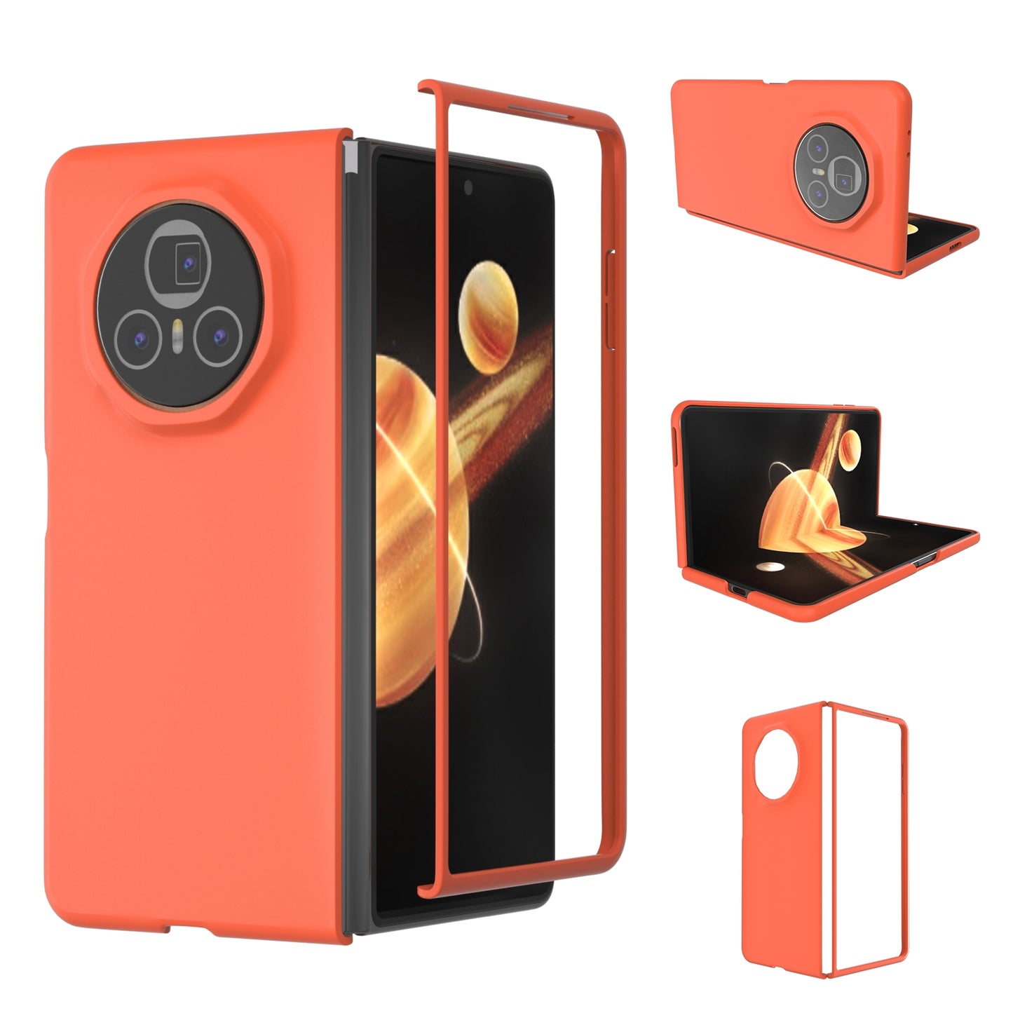 For-Honor-Magic-V3-Skin-Feel-PC-Phone-Case(Orange)