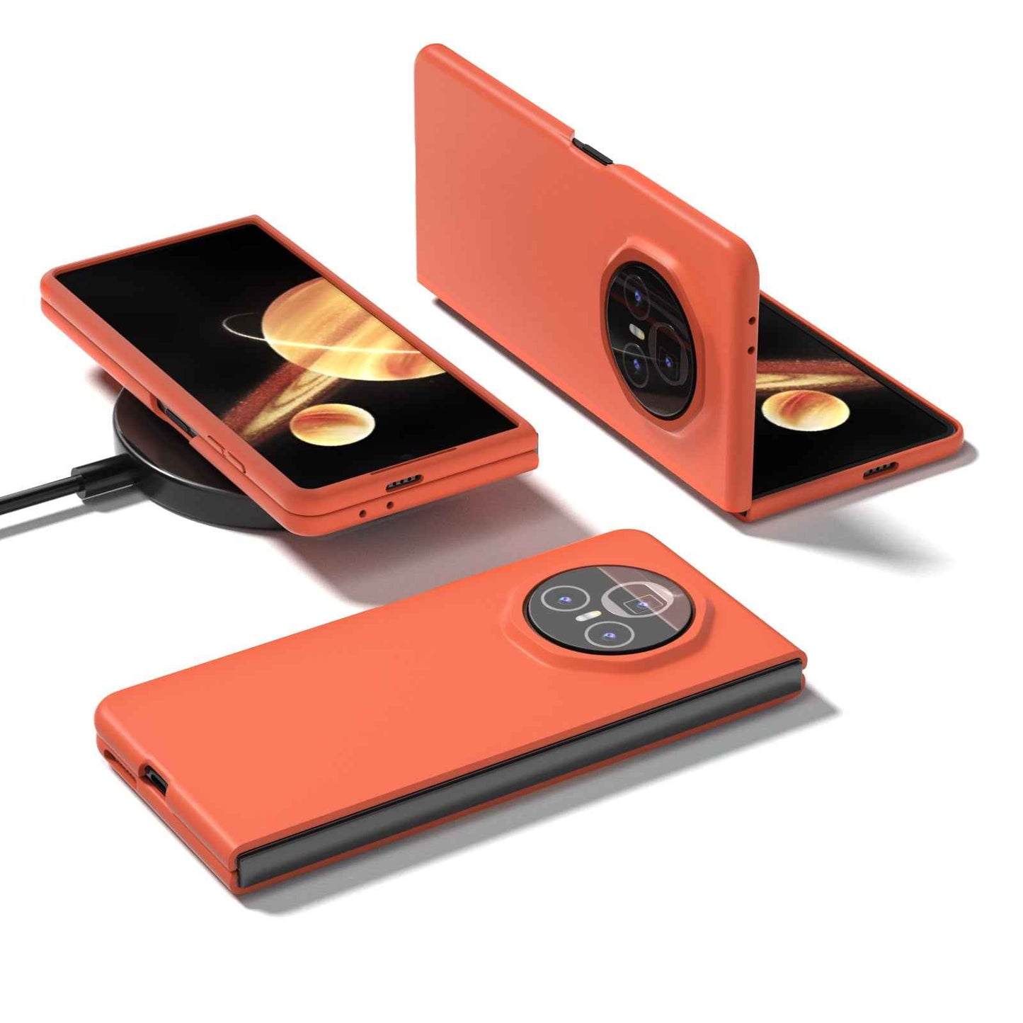 For-Honor-Magic-V3-Skin-Feel-PC-Phone-Case(Orange)