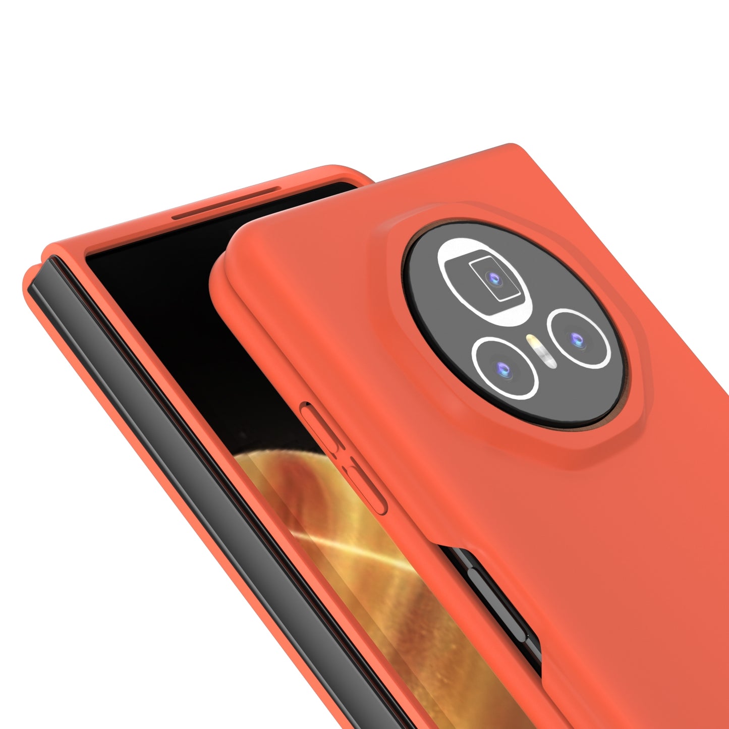 For-Honor-Magic-V3-Skin-Feel-PC-Phone-Case(Orange)