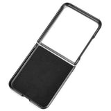 For-Motorola-Razr-50-Ultra-Crocodile-Texture-Back-Cover-Phone-Case(Black)