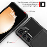 For-Samsung-Galaxy-A55-5G-Magnetic-Wallet-Card-Bag-Leather-Phone-Case(Black)