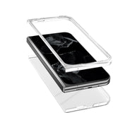 For-Google-Pixel-9-Pro-Fold-Wave-Pattern-Transparent-Frosted-Phone-Case