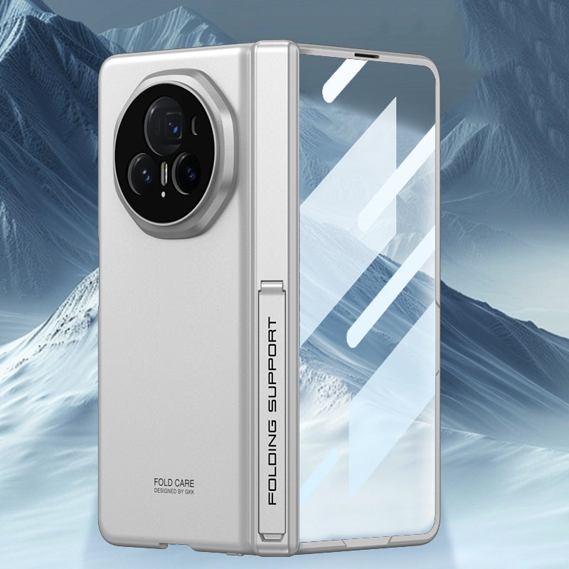 For-Honor-Magic-V3-GKK-Integrated-Magnetic-Folding-Hinge-All-inclusive-Phone-Case(Silver)