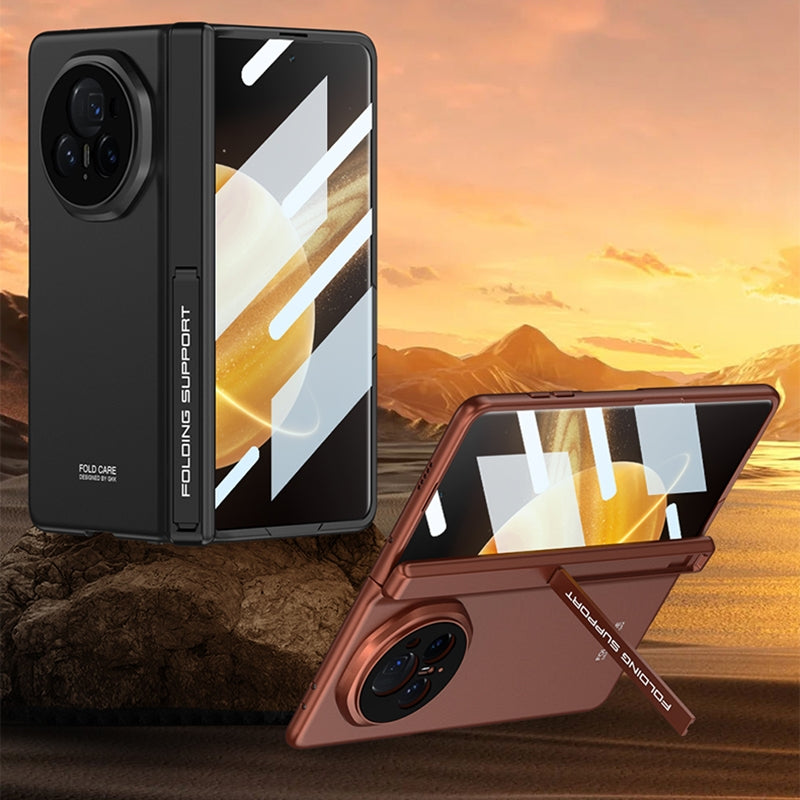 For-Honor-Magic-V3-GKK-Integrated-Magnetic-Folding-Hinge-All-inclusive-Phone-Case(Silver)