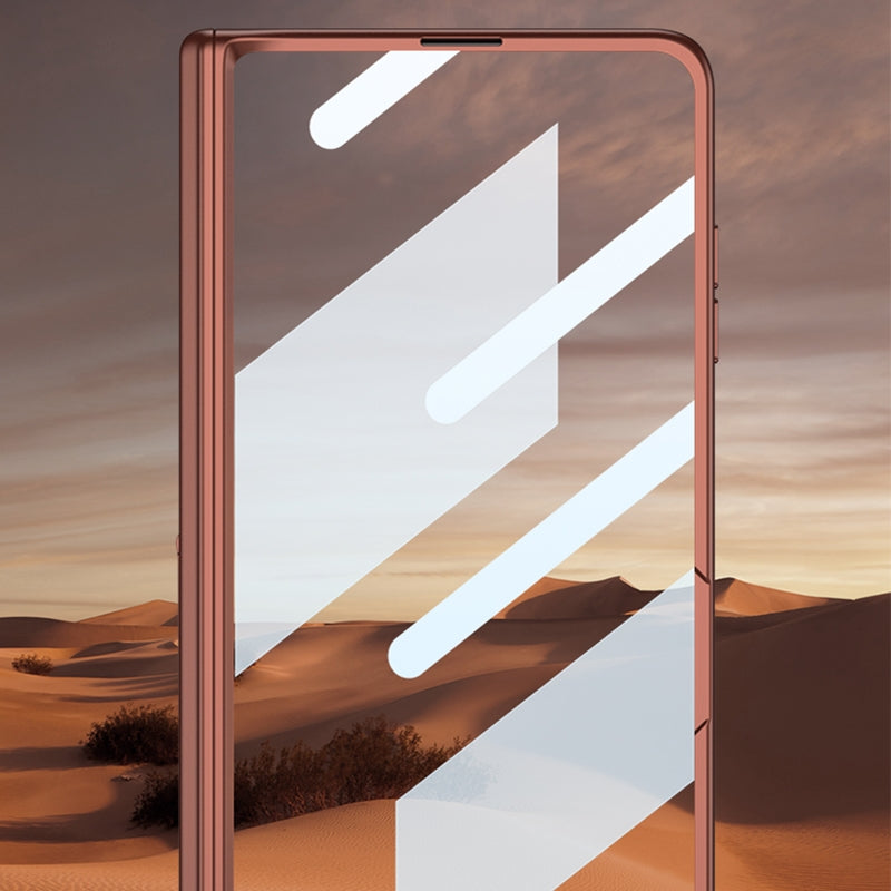 For-Honor-Magic-V3-GKK-Integrated-Magnetic-Folding-Hinge-All-inclusive-Phone-Case(Silver)
