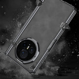 For-Honor-Magic-V3-GKK-Integrated-Magnetic-Fold-Hinge-Leather-Shockproof-Phone-Case(Matte-Brown)