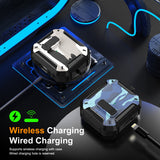 For-Samsung-Galaxy-Buds3-/-3-Pro-Camouflage-Earphone-Protective-Case-with-Switch-&-Hook(Green)