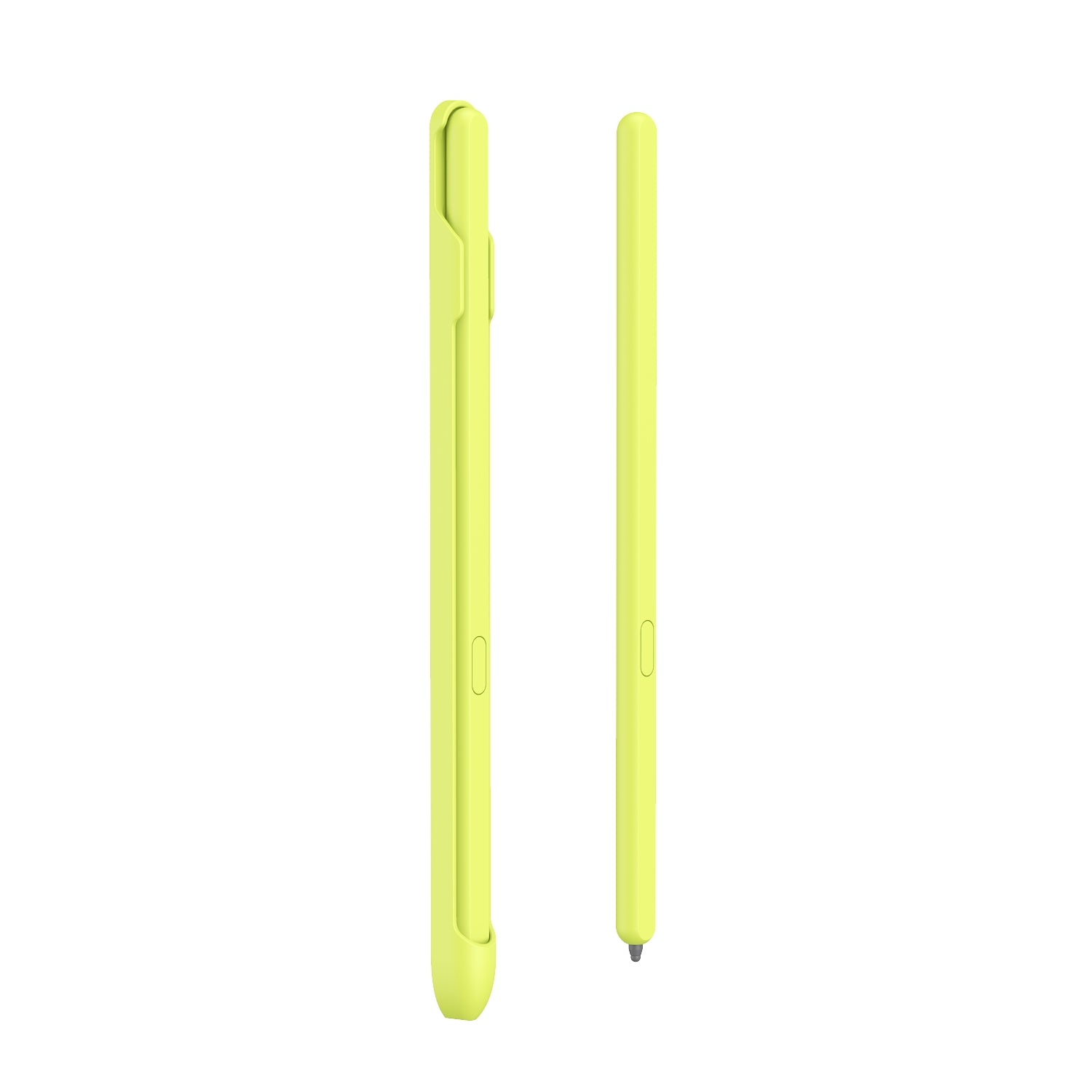 For-Samsung-Galaxy-Z-Fold6-/-5-/-4-/-3-Electromagnetic-Stylus-Pen-with-Pen-Slot(Yellow-Green)