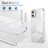 For-Samsung-Galaxy-A06-4G-Anti-slip-Clear-Acrylic-Hybrid-TPU-Phone-Case(Transparent)