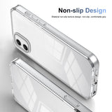 For-Samsung-Galaxy-A06-4G-Anti-slip-Clear-Acrylic-Hybrid-TPU-Phone-Case(Transparent)