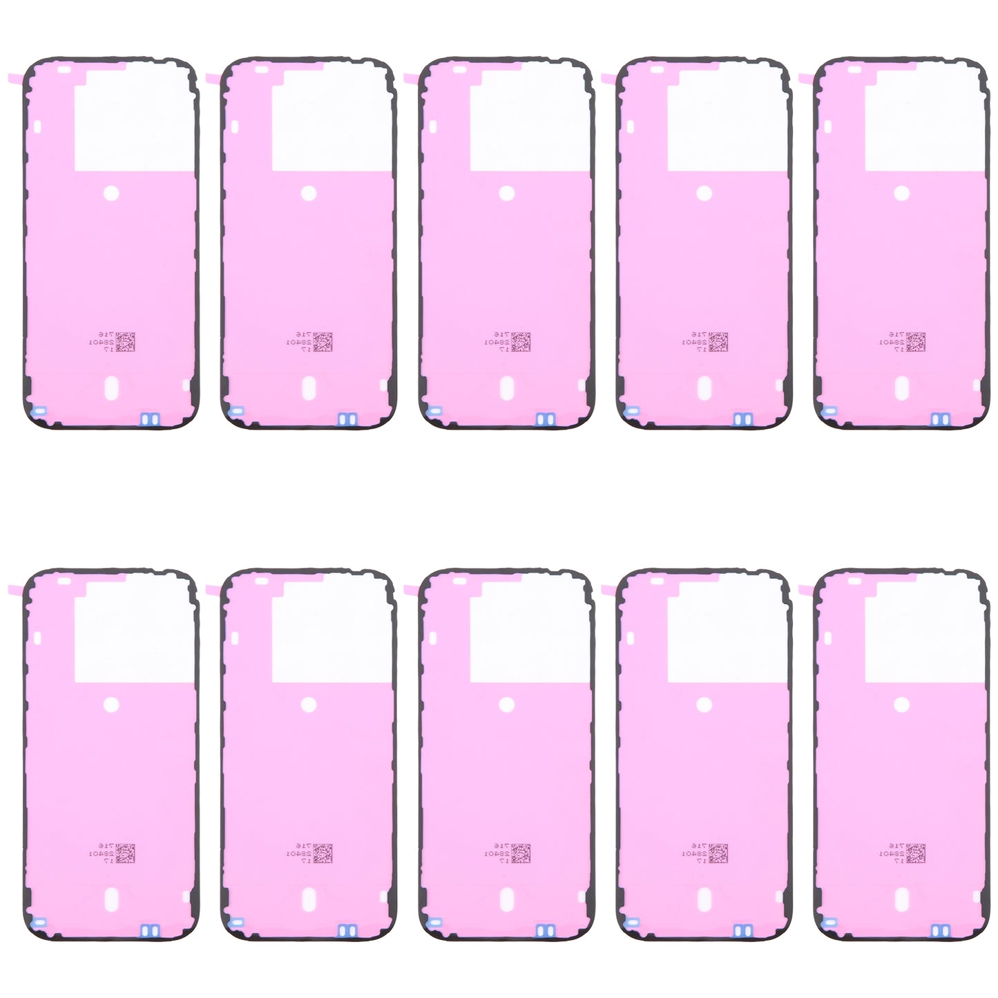 For iPhone 16 Pro 10pcs Back Housing Cover Adhesive