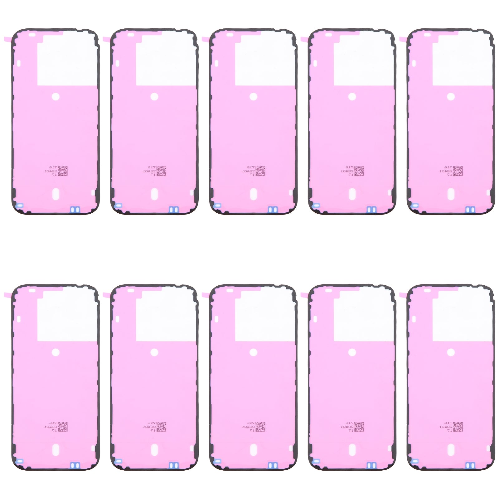 For iPhone 16 Pro 10pcs Back Housing Cover Adhesive
