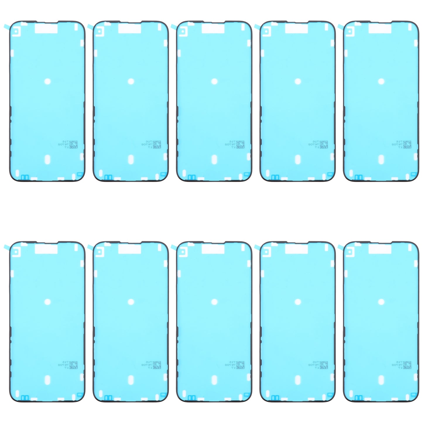 For iPhone 16 Plus 10pcs LCD Frame Bezel Waterproof Adhesive Stickers