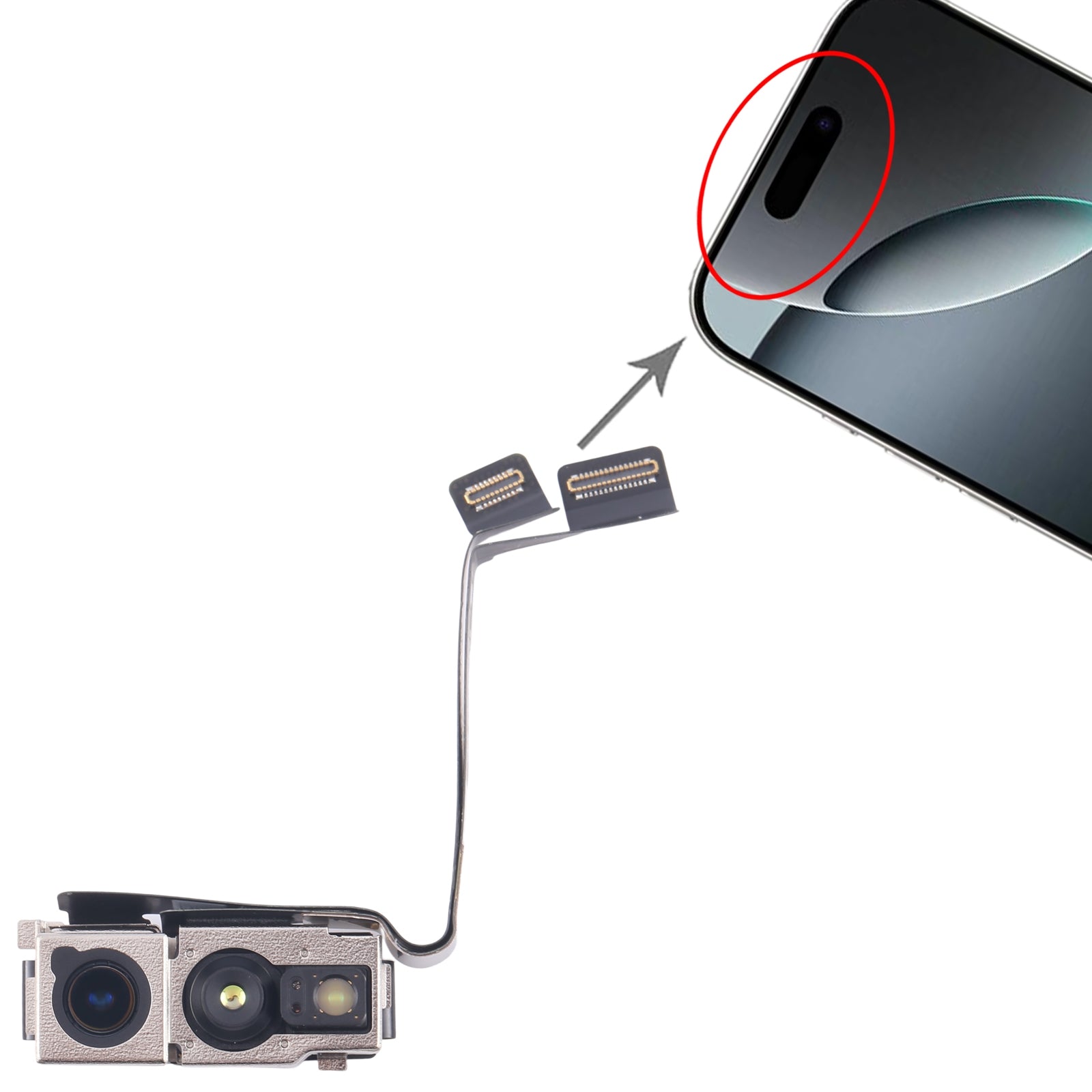 For iPhone 16 Pro Front Facing Camera