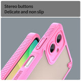 For-Samsung-Galaxy-A06-4G-Armor-Glaze-PC-Hybrid-TPU-Phone-Case(Pink)