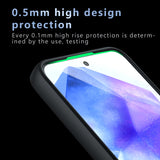 For-Samsung-Galaxy-A55-5G-Armor-MagSafe-PC-Hybrid-TPU-Phone-Case(Frosted-Black)