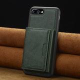 For-iPhone-17e-/-16e-LC.IMEEKE-L5-Series-Detachable-RFID-Card-Bag-Magsafe-Phone-Case(Green)